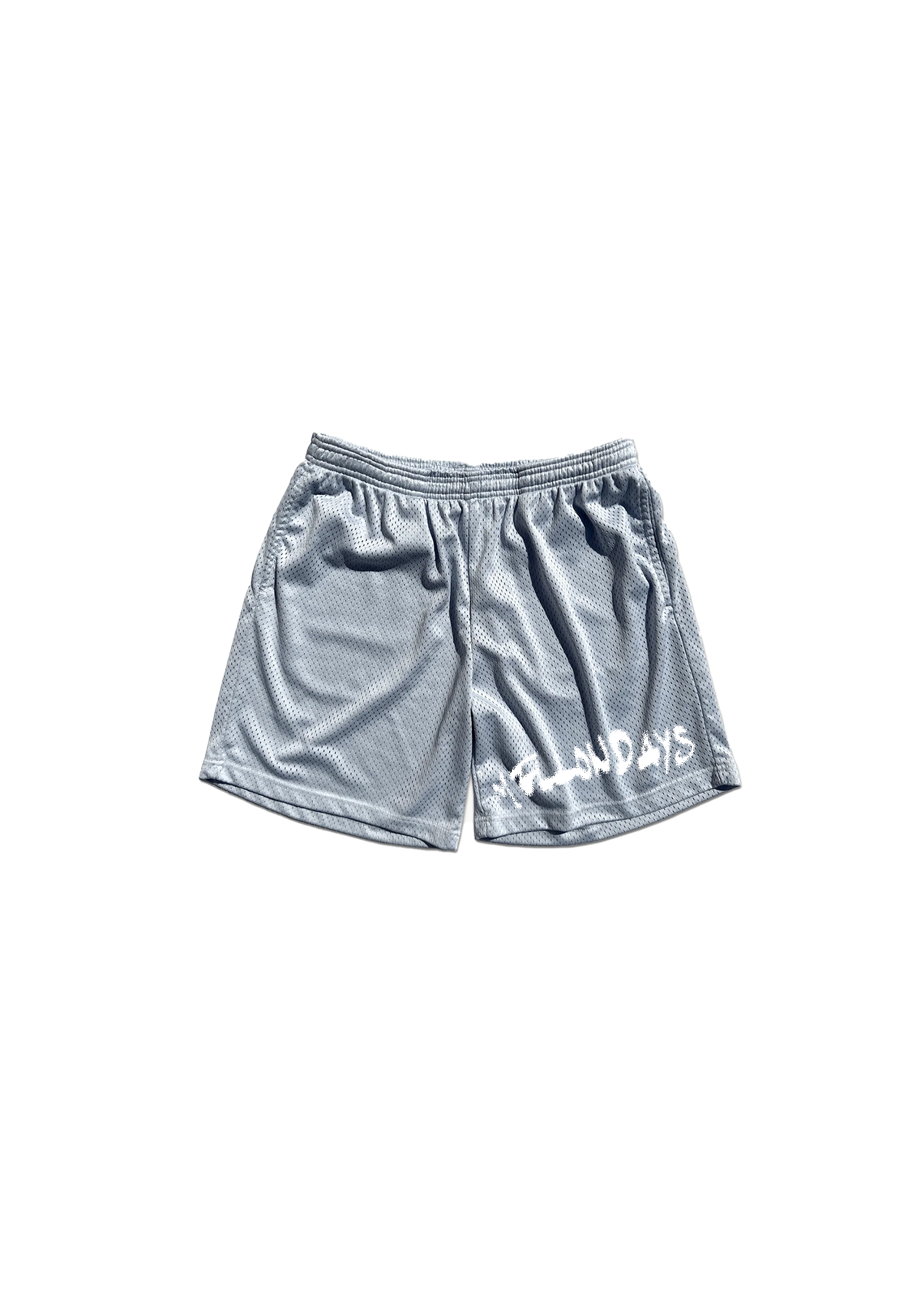 Logo Pop-Up Shorts (Silver)