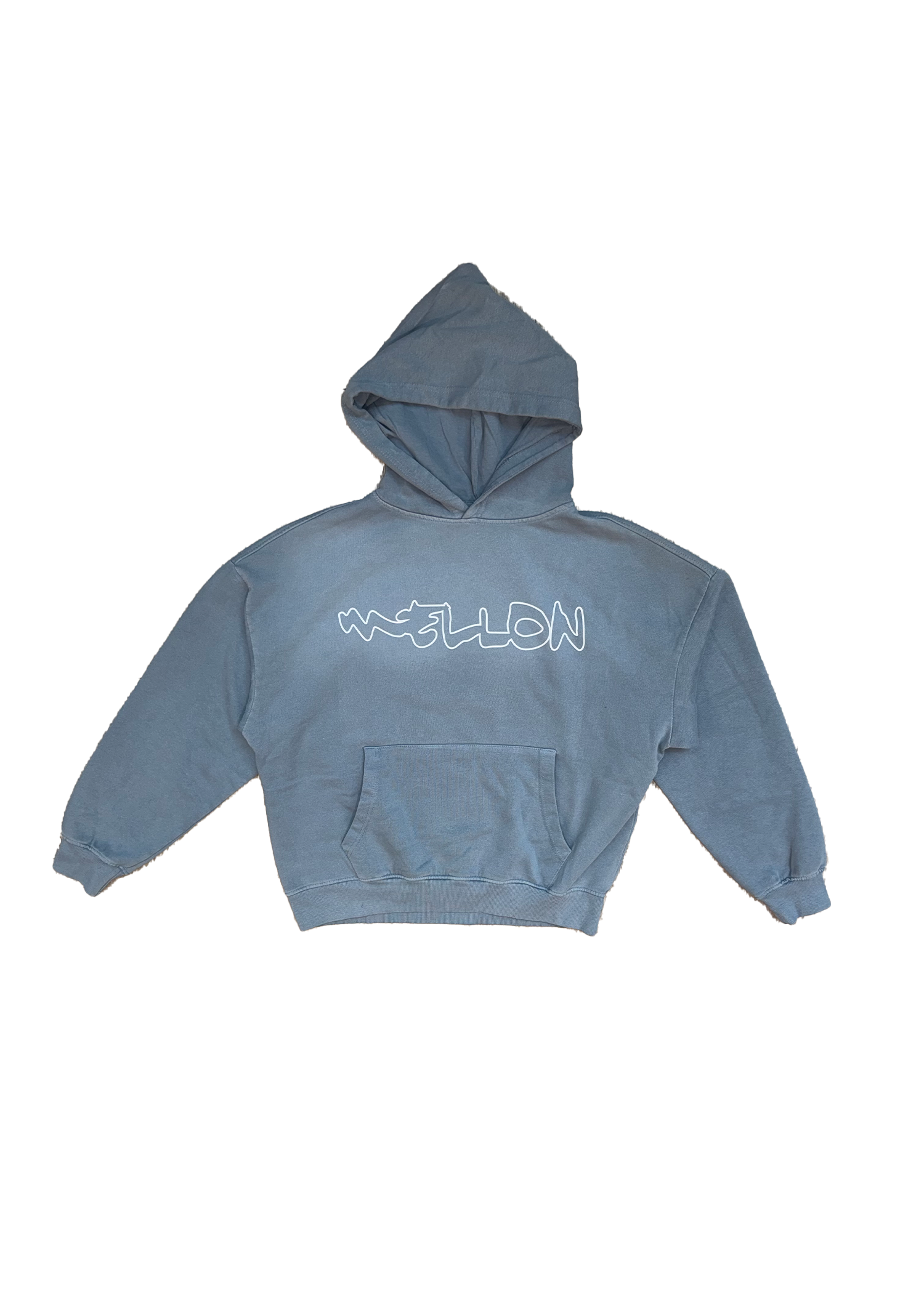 Outline Basic Hoodie (Ash Blue)