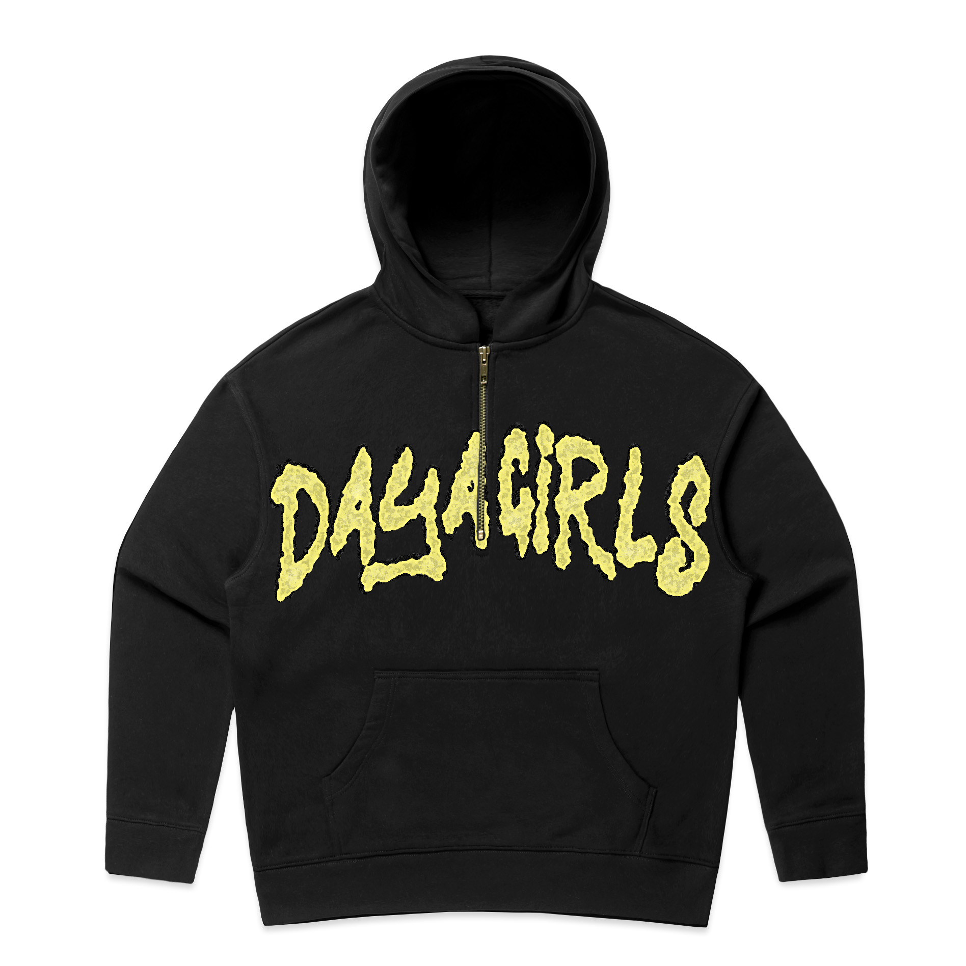 Daya Girls Half-Zip Hoodie (Sulfur)