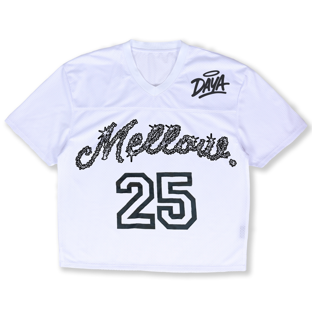 Daya x Mellow Varsity Jersey (White)