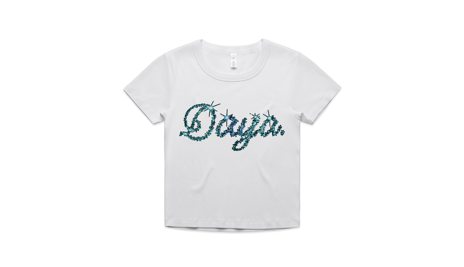 Daya Cropped Tee (White)