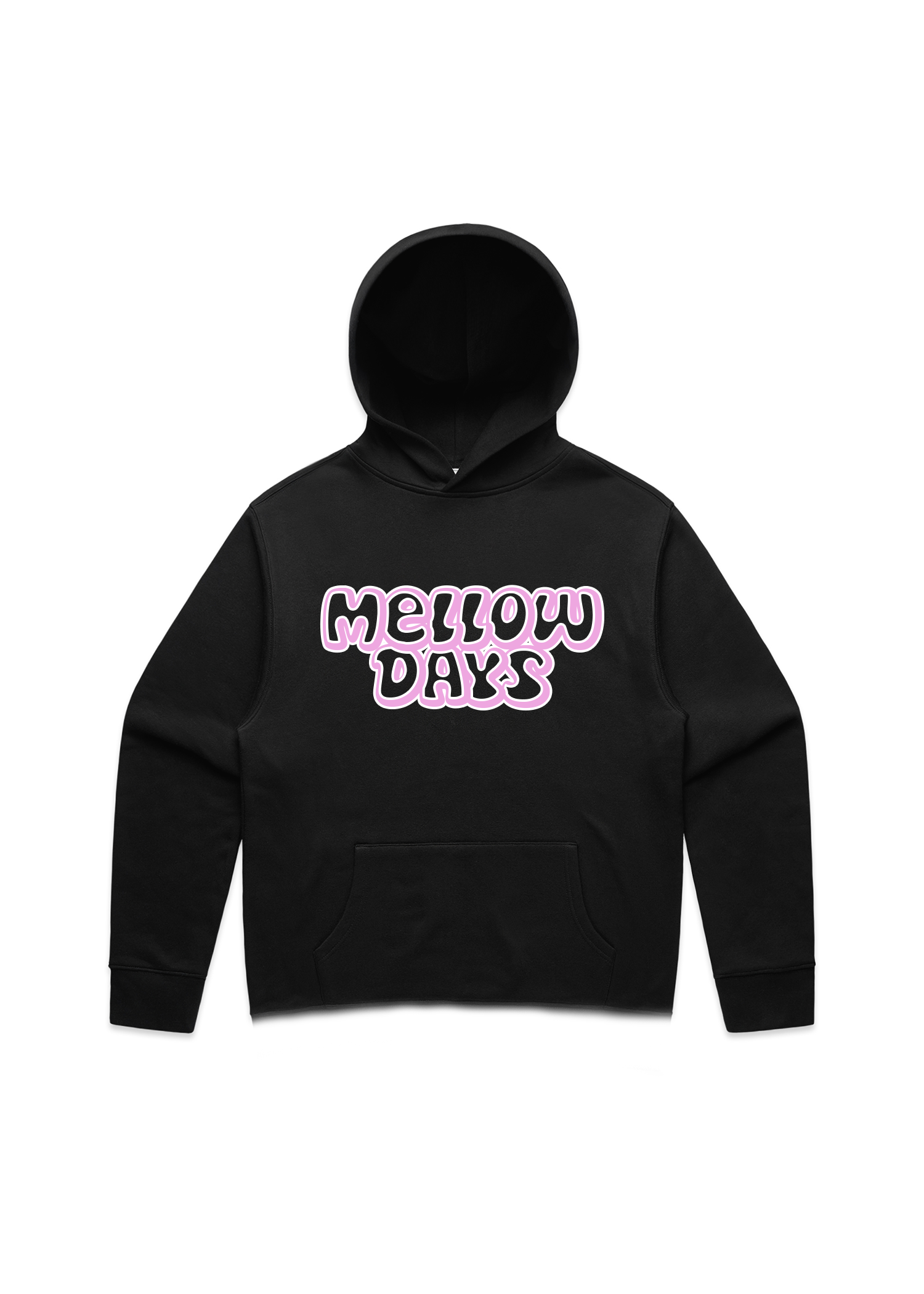 Retro Cropped Hoodie (Black)