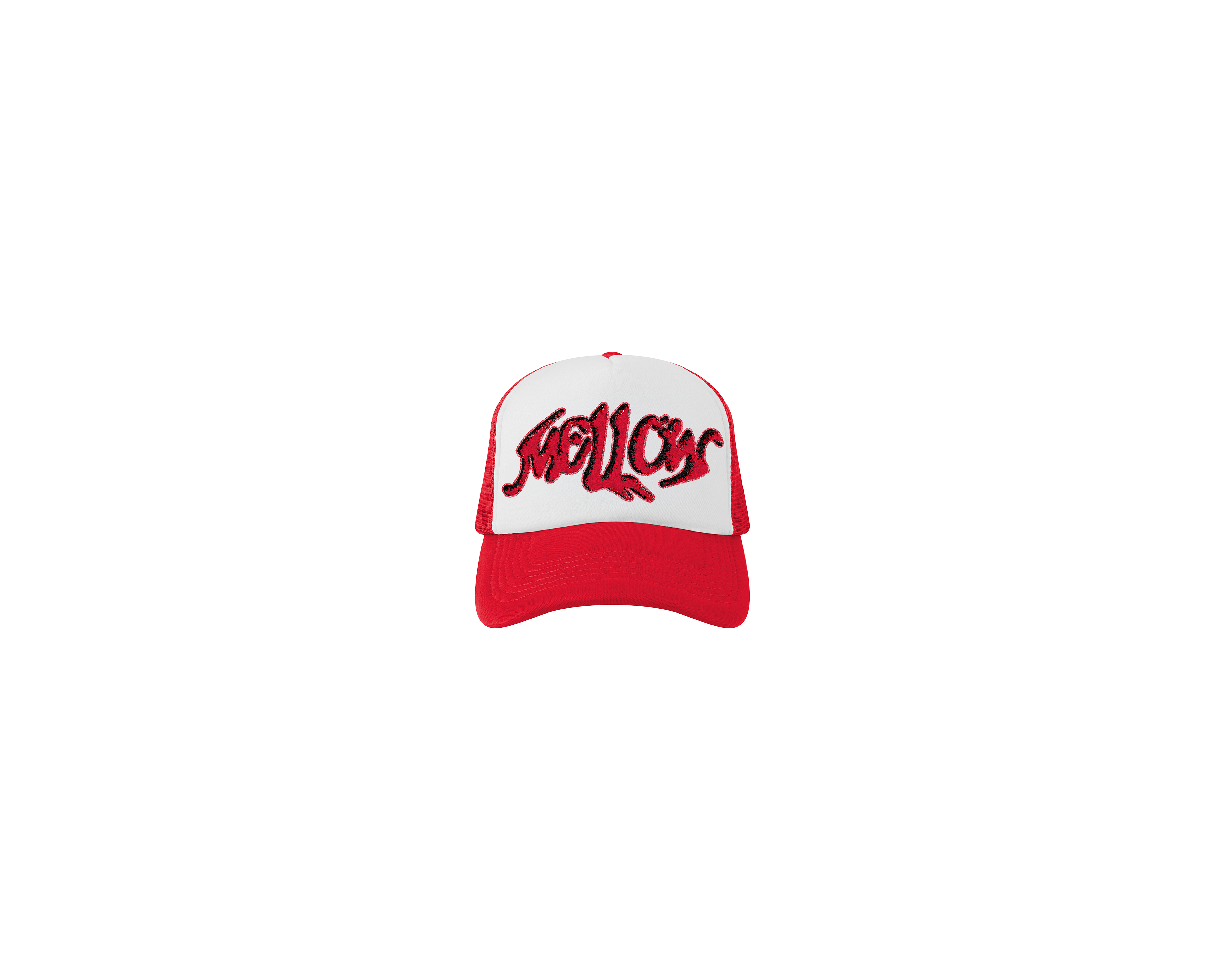 Stained Trucker Hat (Red)