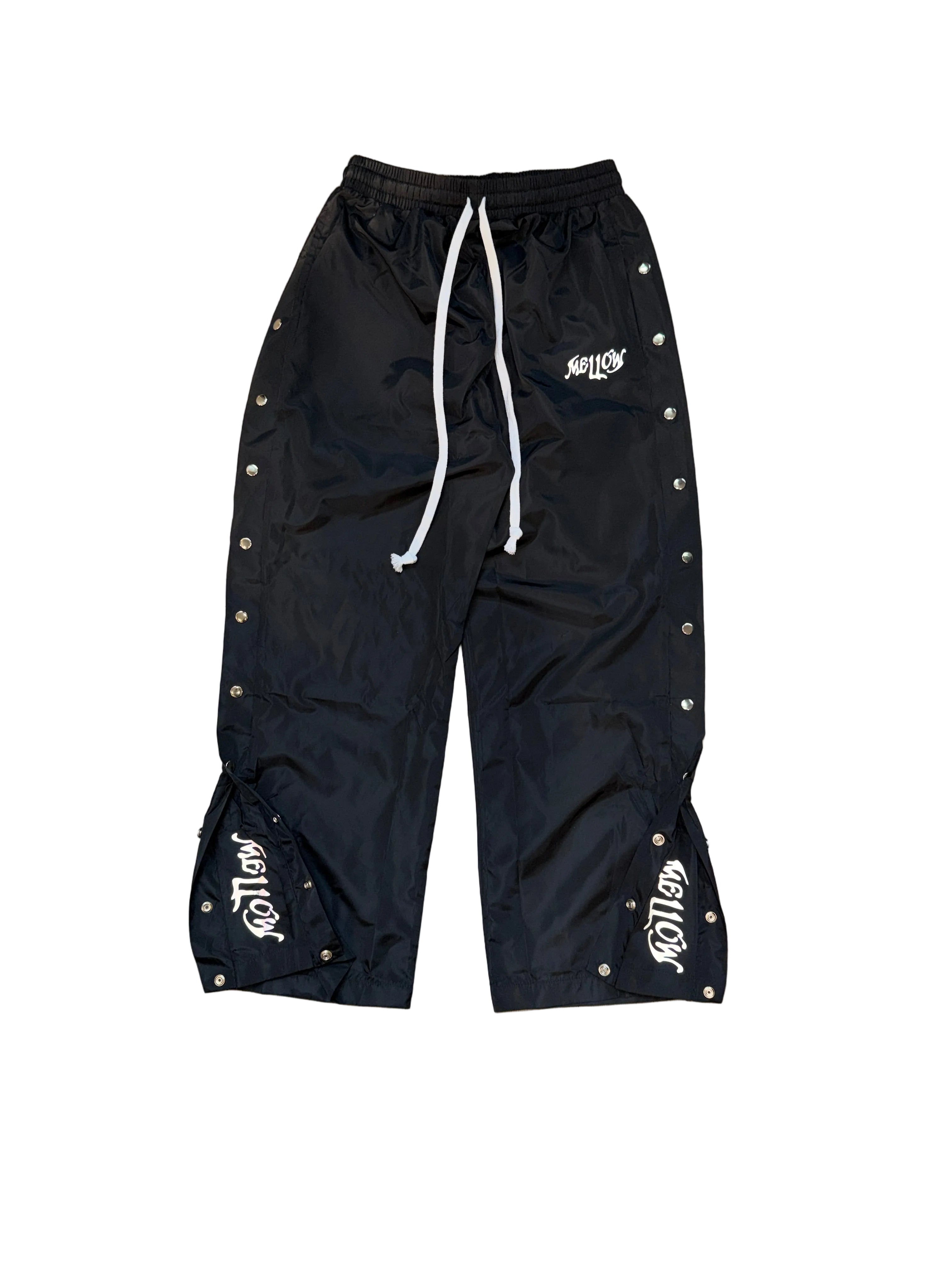 Mellow Warm-up Nylon Pants (Black)