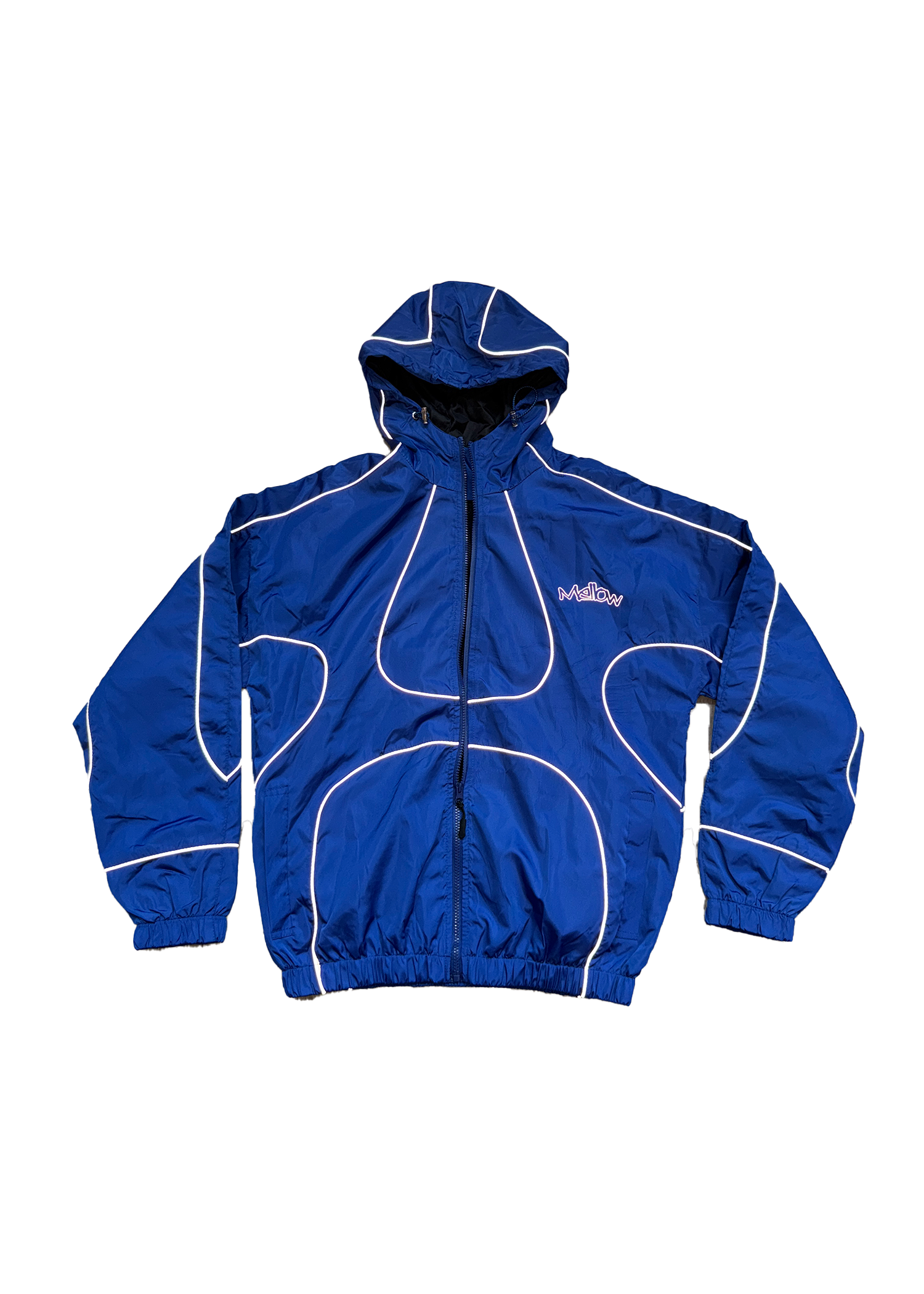 Mellow Poppin Windbreaker Jacket (Blue)