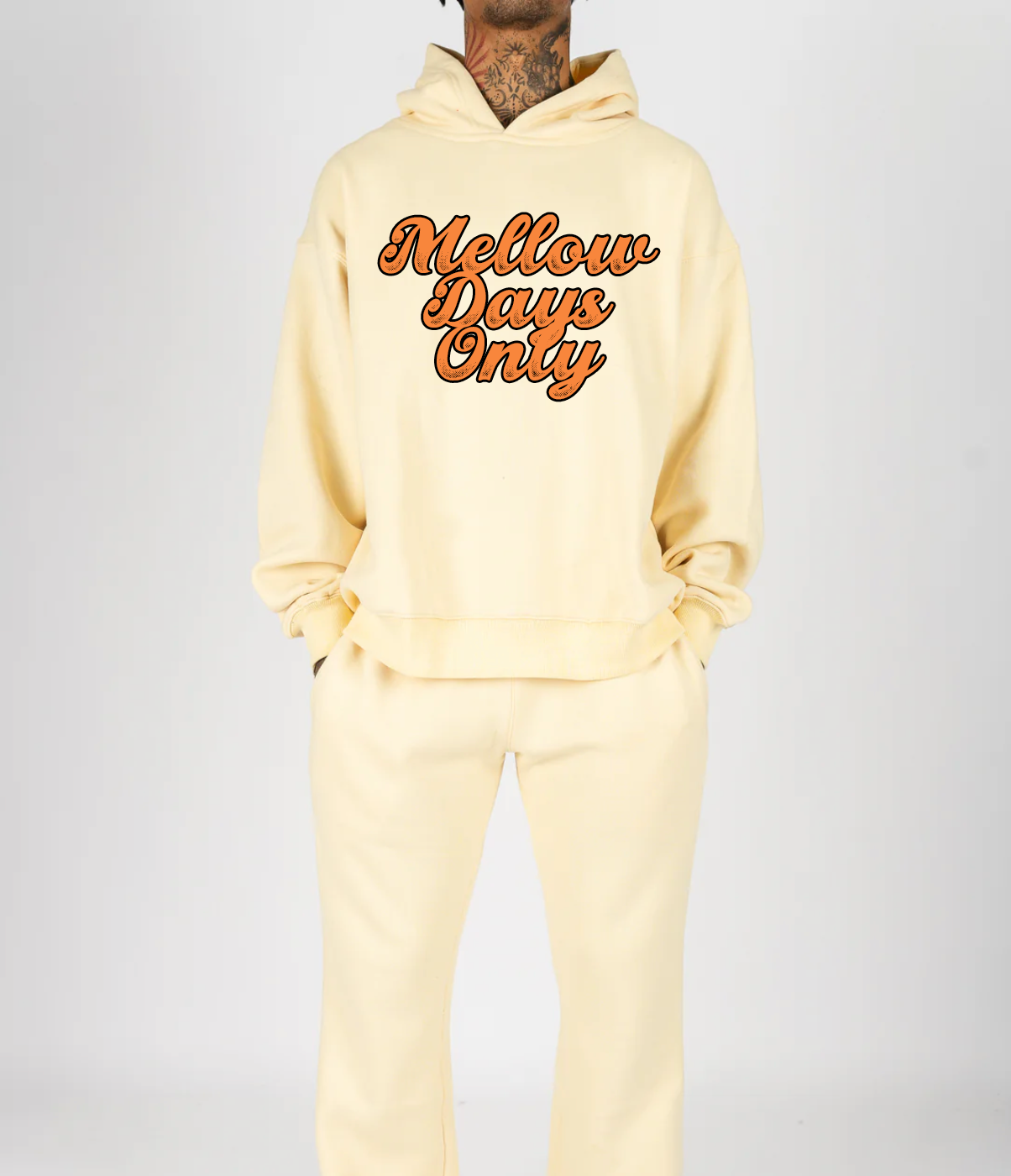 Mellow Days Only Hoodie (Cream)