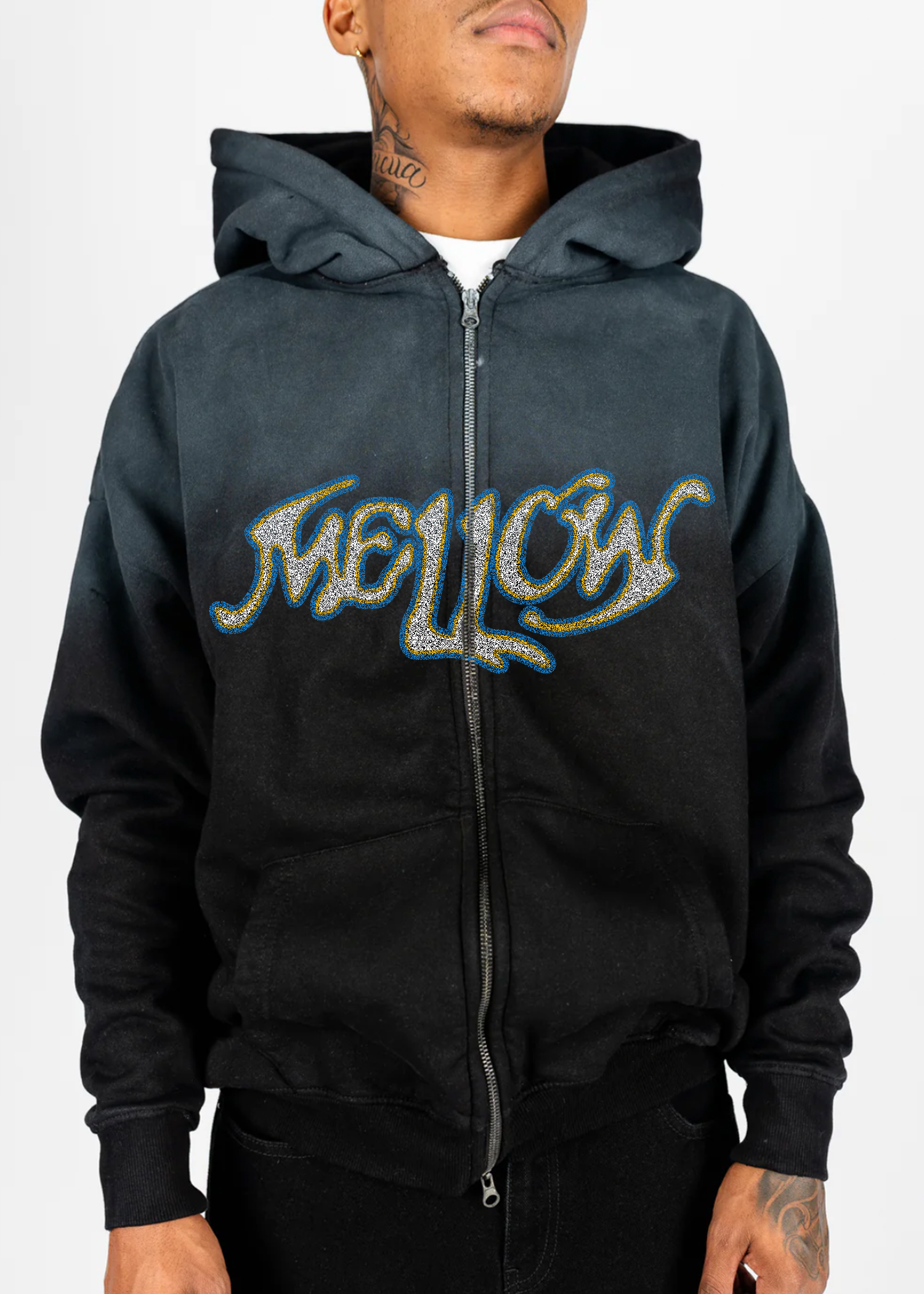 Faded Glory Rhinestone Jacket (Black)
