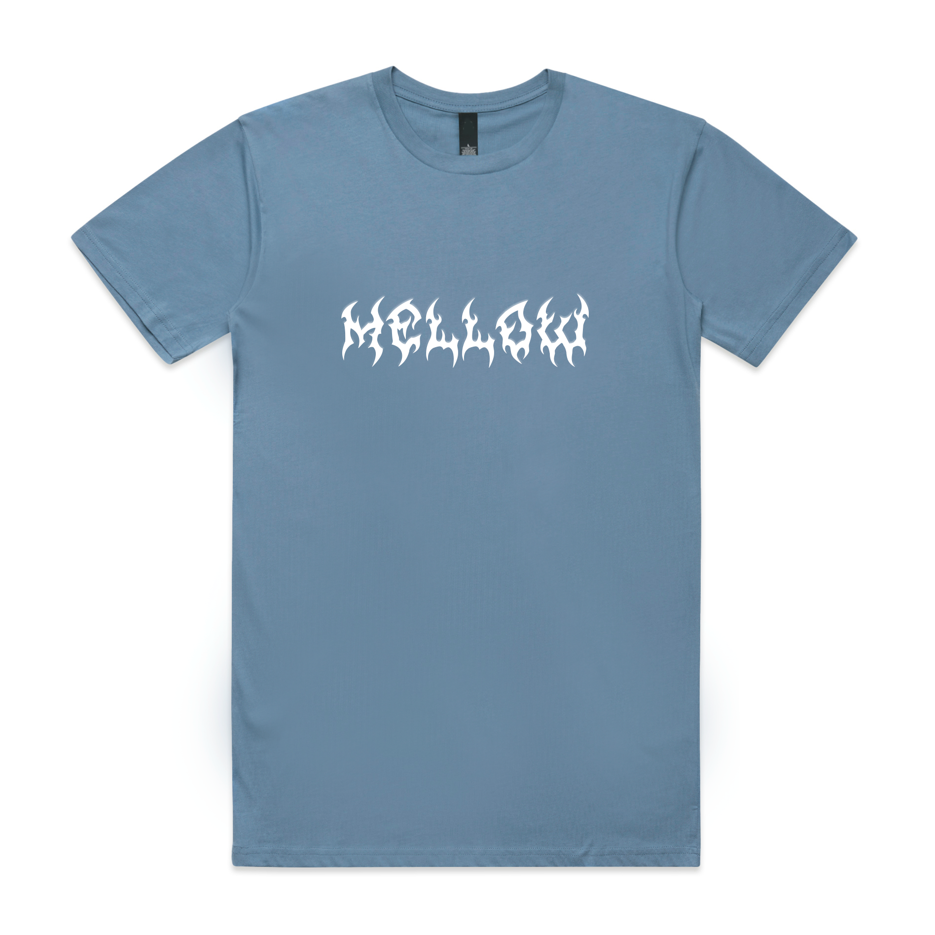 Mellow Raw Tee (Washed Blue)
