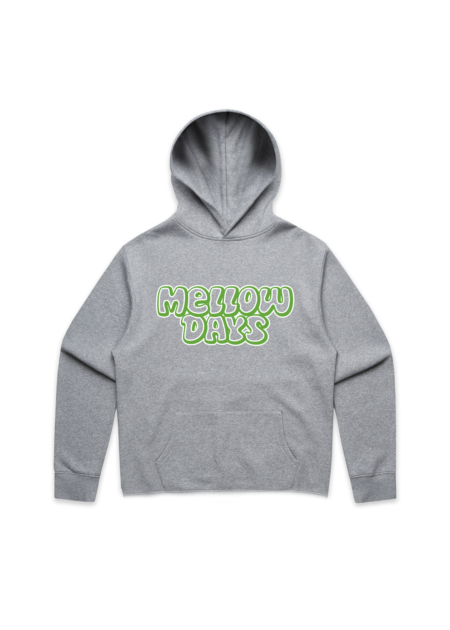 Retro Cropped Hoodie (Gray)