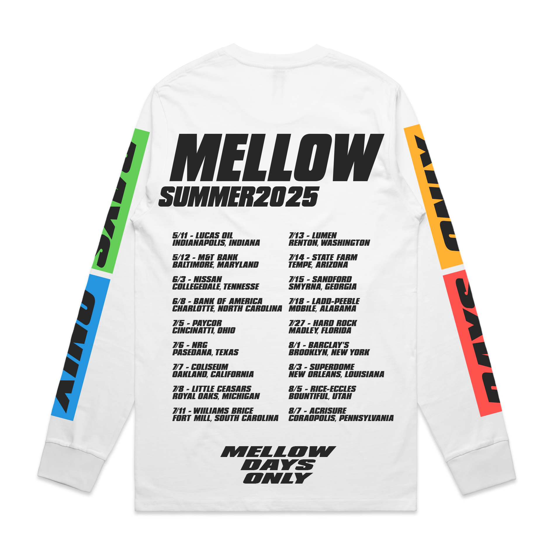 Mellow Tour LS Tee (White)
