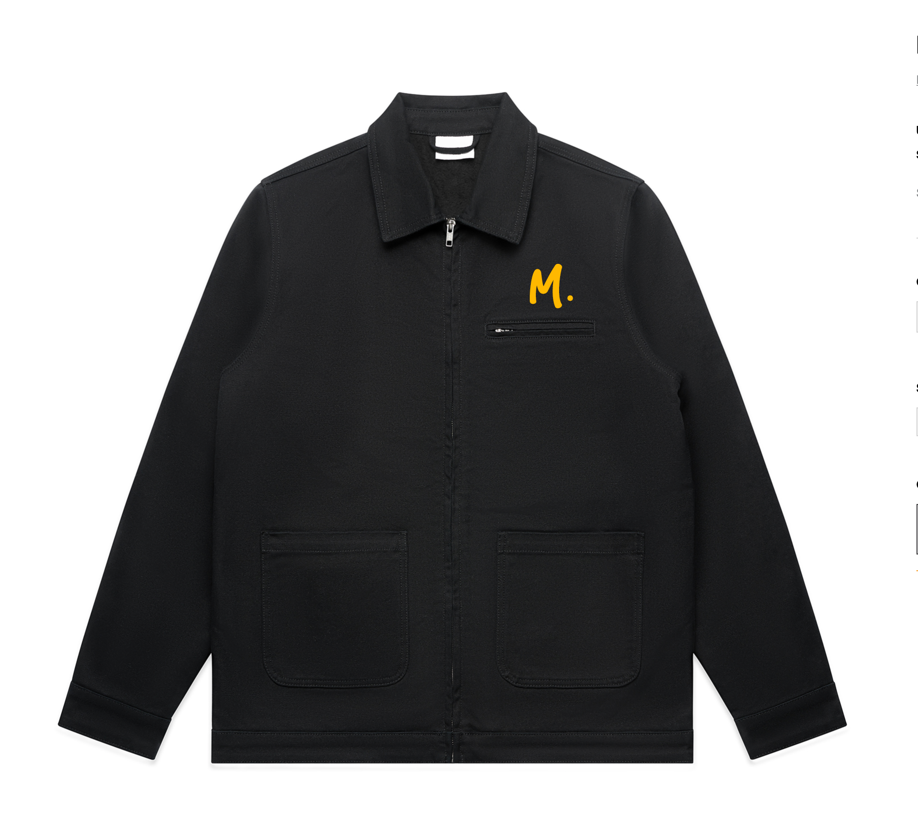 Mellow Canvas Heavy Jacket (Black)