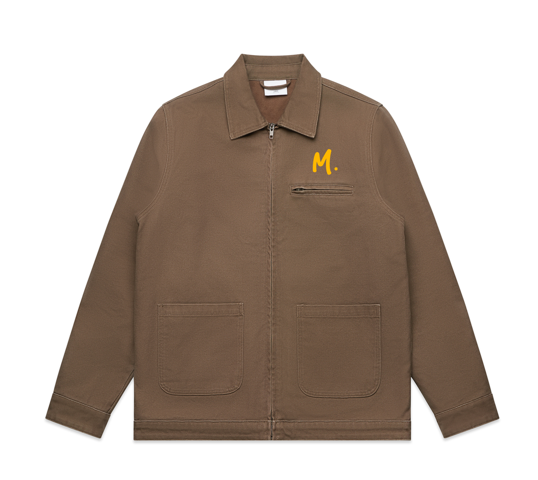 Mellow Canvas Heavy Jacket (Walnut)